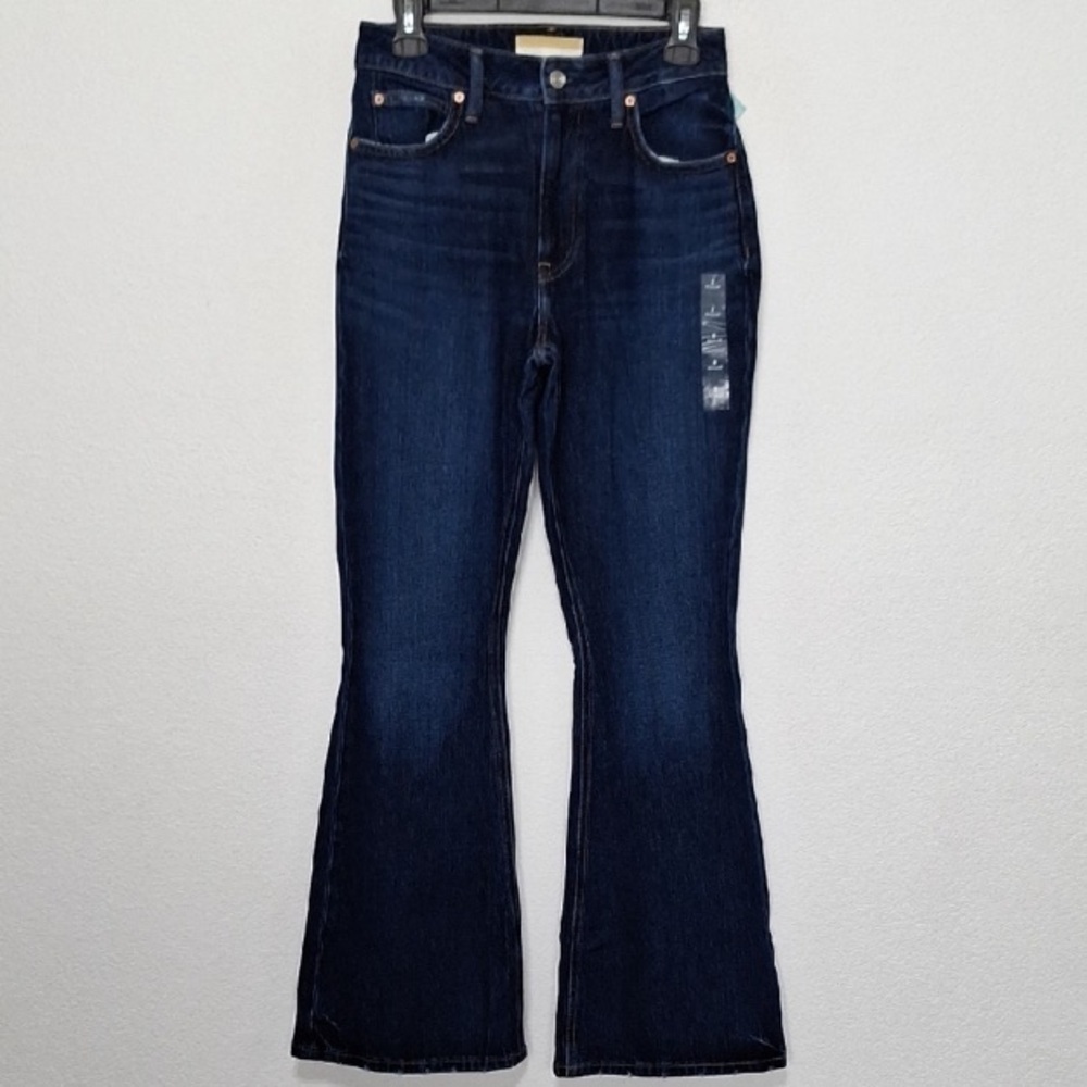 Maurices "NEW" Dark Wash Retro High Rise Curvy Fit 90s Flare Denim Jeans Size 2